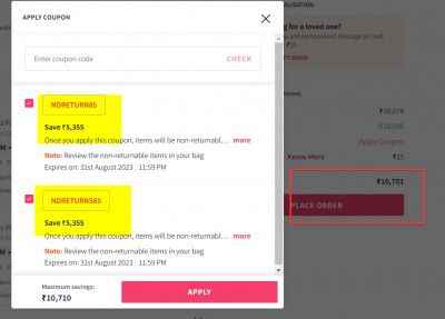 Myntra Big Loot | Get Products for FREE