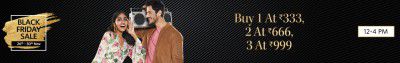 Myntra - Black Friday Sale Buy 1 At Rs 333