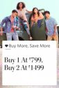 Myntra Buy 1 At Rs. 799...