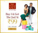 Myntra Buy 1 & Get 2nd @ Rs.99...