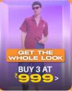 Myntra Double Discount |Men's Clothing, Buy 3 at ₹999 + Up to extra 20% OFF...