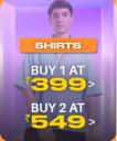 Myntra Double Discount |Men's Shirts , Buy 2 at ₹549 + Up to extra 20% OFF...