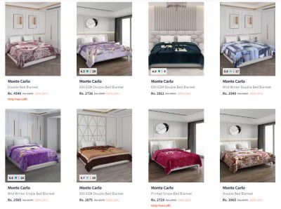 Myntra: Flat 30% + Extra 35% Off On Monte Carlo Blankets
