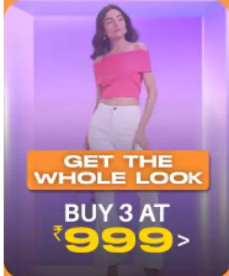 Myntra Genz Store: Buy 3 at ₹999 | For Women + Get extra 20% off fwd pass 