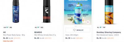 Myntra Loot : Deo's From ₹59