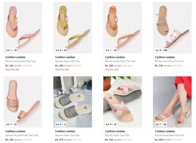 Myntra Loot : Upto 80% Off On Carlton London Women Flats