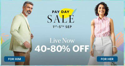 Myntra Pay Day Sale: Up to 80% OFF