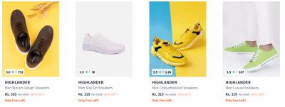 Myntra Shoes Upto 80% Off