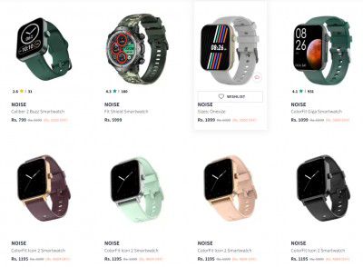 Myntra | Smartwatch Top Brands Starting @.₹799