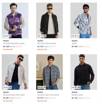 UP TO 70% OFF | Snitch Men Jacket / Shackets