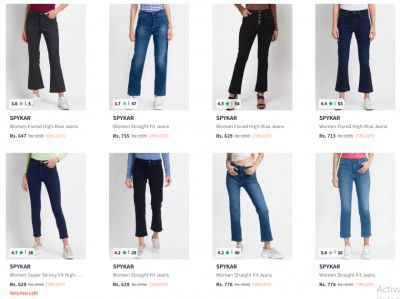 Upto 77% Off Spykar Women's Jeans | Starts at ₹574