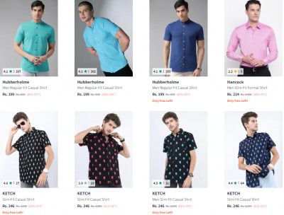 Myntra: Top Branded men's Shirts Starts ₹194