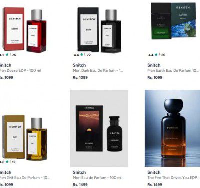 Myntra : Up to 80% OFF - Snitch Perfume | Starts At Rs.218