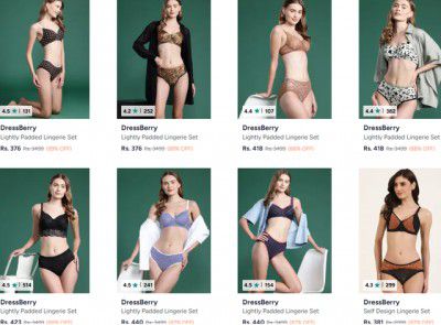 Myntra : Up to 89% OFF - Dressberry Lingerie Set | Starts At Rs.299