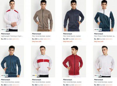 Myntra: UP TO 89% OFF - Metronaut Jackets | Starts At Rs.213