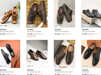 Myntra : Up to 89% OFF - Rowlans Footwears | For Mens