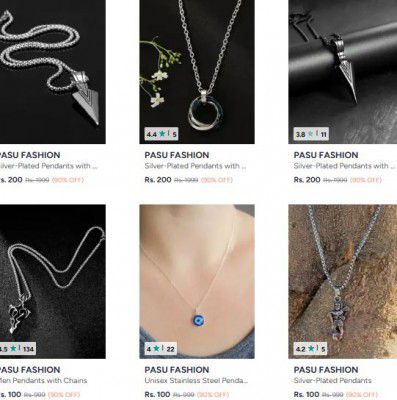 Myntra : Up to 90% OFF - Pasu Fashion Pendant | Starts At Rs.57