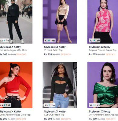 Myntra : Up to 90% OFF - Stylecast X Kotty Clothings | For Womens 
