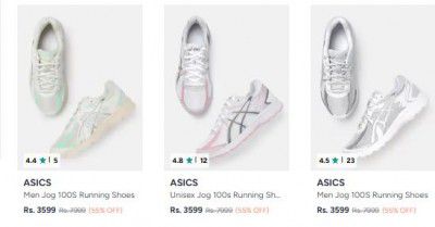 Myntra: Upto 55% OFF Via ASICS Running Shoes