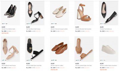 Myntra : Upto 70% Off On Aldo Women's Footwear (Premium Brand).