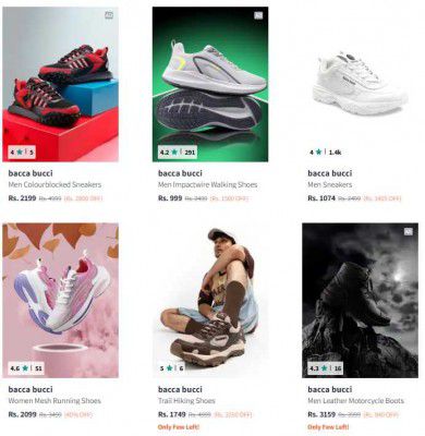 Upto 80% OFF - Bacca Bucci Footwear