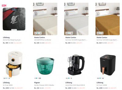 Myntra - Upto 80% Off + Extra 15% Off On Home & Kitchen Items