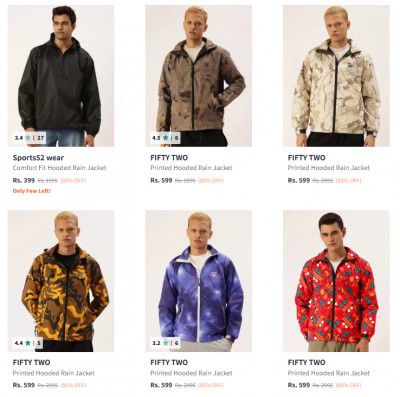 Myntra : UPTO 80% OFF | Raincoats Starts At Rs.238