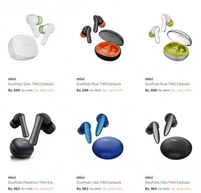 Myntra: Upto 82% OFF On Mivi Earbuds | Starts At Rs. 699