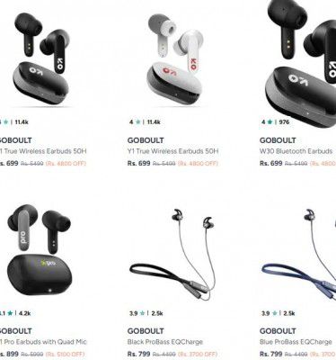 Myntra : Upto 87% OFF - Goboult Headphones 