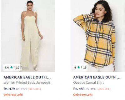 Myntra : Upto 88% Off On American Eagle Clothing