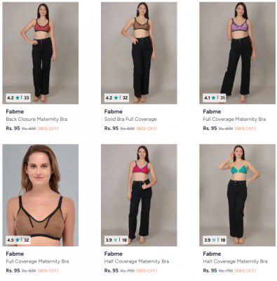 Myntra: Upto 88% OFF On Fabme Bra | Starts At Rs.95