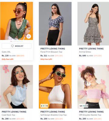 Myntra : Upto 88% Off On Women's Clothing