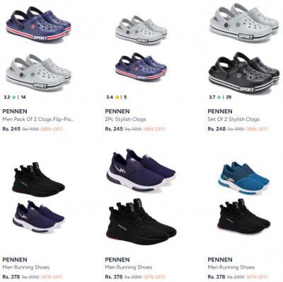 Myntra : Upto 88% OFF - Pennen Footwears | For Mens