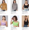Myntra : Upto 89% OFF - Color Capital Tops | For Womens ...