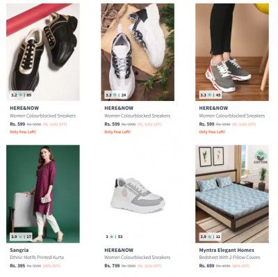 Myntra : Upto 90% Off On Women Clothing + Extra 20% Off
