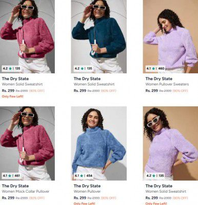 Myntra : Upto 90% OFF - The Dry State Clothings | For Womens