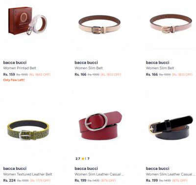Myntra : Upto 92% OFF - Bacca Bucci Footwear