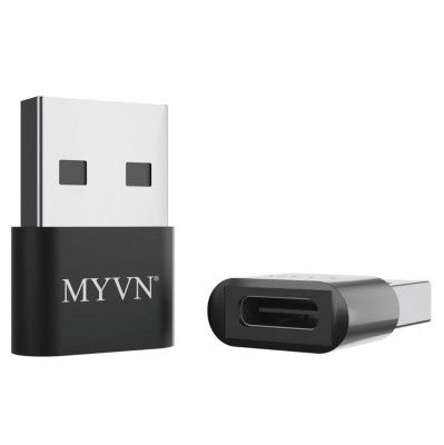 MYVN USB Type C Female to USB 3.0 Male Adapter - USB C to USB A Connector Compatible with Laptops,Chargers