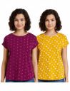 Myx Women's Cotton Loose Top [ Pack Of 2 ]...