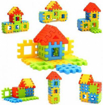 Nabhya Happy Home PVC Packing Building Blocks Early Learning Educational Toy For Kids Age 2 To 5  (Multicolor)