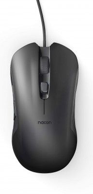 Nacon Gaming mouse Nacon GM-110, optical sensor 2400 dpi. 6 buttons. Cable 1.8 m. Compatible Windows XP/Vista/7/8/11. BLACK.