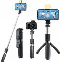 NAFA Bluetooth Selfie Stick  (Black, Remote Included)...