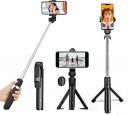 NAFA Bluetooth Selfie Stick  (Black, Remote Included)...