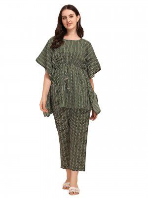 NAINVISH Women Kaftan With Pant