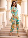 NAINVISH Women's Floral Rayon Blend Co-ord Set ...