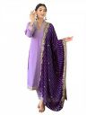 Naixa Women's BSY Viscose Embroidered Straight Kurta with BSY Viscose Pant and Silk Blend Laced Dupatta Sets...