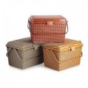 Nakoda Big Royal Plastic Multipurpose Picnic Cum Cloth/Multi-utility Storage Bin Basket...
