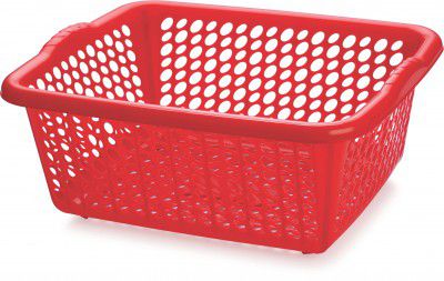 Nakoda Eliza Kitchen Storage Basket Multipurpose Use for Kitchen & Home Organiser Box for Fruits Vegetables, Toys, Stationary items, Color May Vary