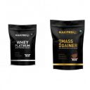 Nakpro Platinum 100% Whey Protein Isolate 1 Kg Unflavoured - (30 Servings) & NAKPRO GOLD MASS GAINER 1 Kg Chocolate Flavour (10 Servings)...