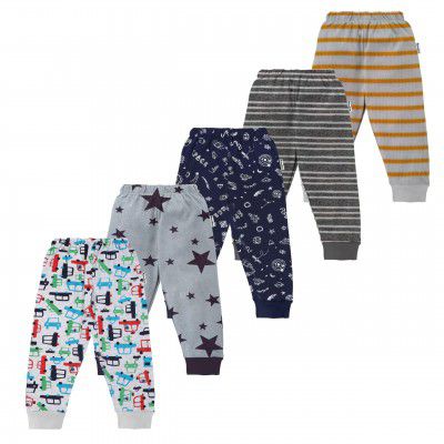 NammaBaby Cotton Pajama Pants with All Over Print for Boys and Girl